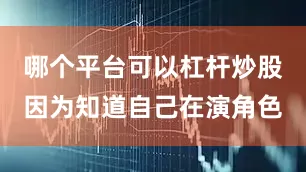 哪个平台可以杠杆炒股因为知道自己在演角色
