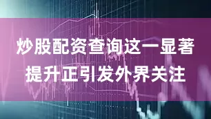 炒股配资查询这一显著提升正引发外界关注